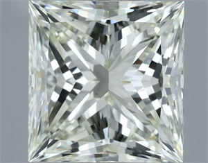 Picture of Natural Diamond 1.01 Carats, Princess with  Cut, K Color, VS1 Clarity and Certified by IGI