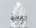 Diamante Natural 0.71 quilates, De pera , Color E, claridad IF y certificado GIA