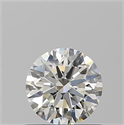 Diamante Natural 0.72 quilates, Redondo , Color J, claridad VVS2 y certificado GIA