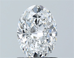 Picture of Natural Diamond 1.01 Carats, Oval with  Cut, D Color, VVS2 Clarity and Certified by GIA