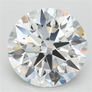 Picture of Lab Grown Diamond 4.55 Carats, Round with Ideal Cut, D Color, FL Clarity and Certified by IGI