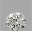 Diamante Natural 0.60 quilates, Redondo , Color K, claridad SI1 y certificado GIA