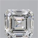 Natural Diamond 2.01 Carats, Asscher with  Cut, G Color, VVS2 Clarity and Certified by GIA