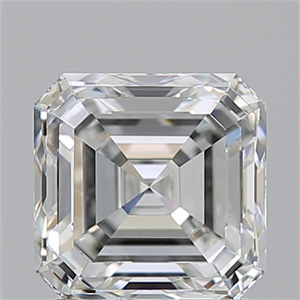 Picture of Natural Diamond 2.01 Carats, Asscher with  Cut, G Color, VVS2 Clarity and Certified by GIA