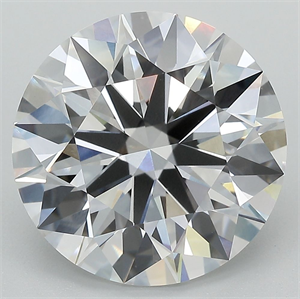 Picture of Lab Grown Diamond 7.35 Carats, Round with Ideal Cut, E Color, VVS2 Clarity and Certified by IGI