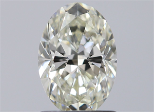 Foto Diamante Natural 1.00 quilates, Ovalado , Color K, claridad VVS2 y certificado GIA de