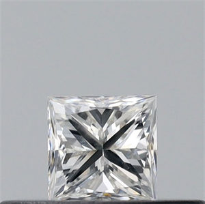Picture of Natural Diamond 0.20 Carats, Princess with  Cut, H Color, SI1 Clarity and Certified by GIA