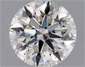 Diamante Natural 0.90 quilates, Redondo , Color H, claridad SI2 y certificado GIA