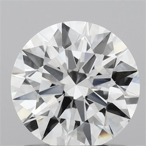 Picture of Lab Grown Diamond 1.06 Carats, Round with Ideal Cut, D Color, VVS2 Clarity and Certified by IGI