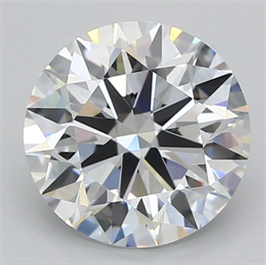 Picture of Lab Grown Diamond 3.06 Carats, Round with Ideal Cut, D Color, VVS1 Clarity and Certified by IGI