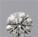 Diamante Natural 0.58 quilates, Redondo , Color L, claridad IF y certificado GIA