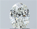 Diamante Natural 1.01 quilates, Ovalado , Color H, claridad VS1 y certificado GIA