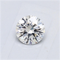 Natural Diamond 0.54 Carats, Round with Excellent Cut, E Color, SI2 Clarity and Certified by GIA