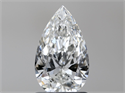 Diamante Natural 1.00 quilates, De pera , Color G, claridad VS1 y certificado GIA
