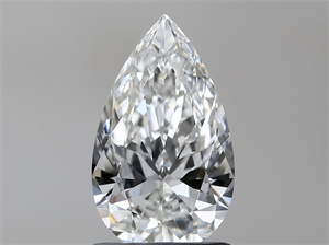 Foto Diamante Natural 1.00 quilates, De pera , Color G, claridad VS1 y certificado GIA de