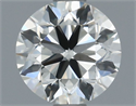 Natural Diamond 0.70 Carats, Round with Excellent Cut, I Color, VS1 Clarity and Certified by IGI