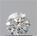 Diamante Natural 0.47 quilates, Redondo , Color I, claridad VVS2 y certificado GIA
