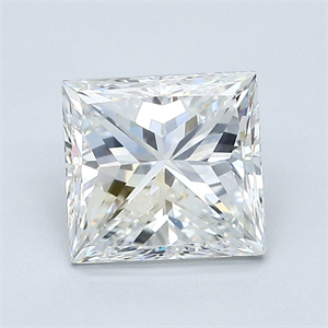 Foto Diamante Natural 2.35 quilates, Princesa , Color G, claridad VVS2 y certificado GIA de