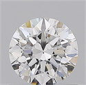 Natural Diamond 0.70 Carats, Round with Excellent Cut, D Color, VS2 Clarity and Certified by GIA