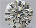 Natural Diamond 0.50 Carats, Round with Excellent Cut, L Color, VVS1 Clarity and Certified by GIA