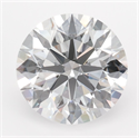 Lab Grown Diamond 3.32 Carats, Round with Ideal Cut, D Color, VVS1 Clarity and Certified by IGI