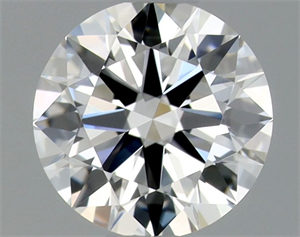 Foto Diamante Natural 0.44 quilates, Redondo , Color E, claridad VVS1 y certificado GIA de