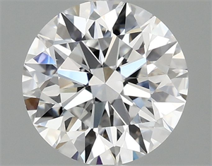 Picture of Lab Grown Diamond 1.07 Carats, Round with Ideal Cut, D Color, VVS2 Clarity and Certified by IGI