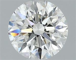 Picture of Natural Diamond 0.71 Carats, Round with Excellent Cut, F Color, VVS2 Clarity and Certified by GIA