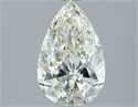 Natural Diamond 1.73 Carats, Pear with  Cut, K Color, VVS1 Clarity and Certified by IGI