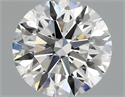Lab Grown Diamond 1.55 Carats, Round with Excellent Cut, F Color, VS2 Clarity and Certified by IGI