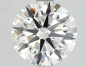Picture of Natural Diamond 1.85 Carats, Round with Excellent Cut, G Color, VVS2 Clarity and Certified by GIA