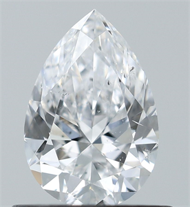 Picture of Natural Diamond 0.70 Carats, Pear with  Cut, D Color, SI2 Clarity and Certified by GIA
