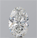 Natural Diamond 1.71 Carats, Oval with  Cut, G Color, SI2 Clarity and Certified by GIA