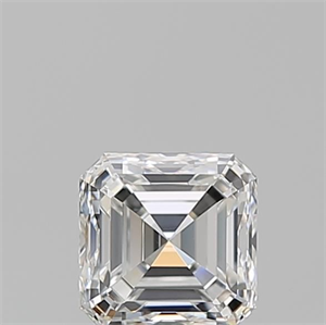 Foto Diamante Natural 0.70 quilates, Asscher , Color F, claridad VVS1 y certificado GIA de