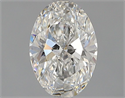 Diamante Natural 0.71 quilates, Ovalado , Color F, claridad SI1 y certificado GIA