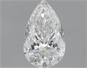 Diamante Natural 1.20 quilates, De pera , Color G, claridad SI1 y certificado GIA