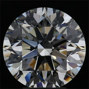 Picture of Natural Diamond 3.06 Carats, Round with Excellent Cut, K Color, VS2 Clarity and Certified by GIA