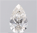Natural Diamond 0.71 Carats, Pear with  Cut, I Color, VVS2 Clarity and Certified by IGI