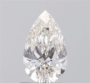 Picture of Natural Diamond 0.71 Carats, Pear with  Cut, I Color, VVS2 Clarity and Certified by IGI