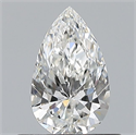Natural Diamond 0.50 Carats, Pear with  Cut, G Color, VVS2 Clarity and Certified by GIA