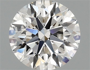 Picture of Lab Grown Diamond 1.08 Carats, Round with Excellent Cut, F Color, VVS2 Clarity and Certified by IGI
