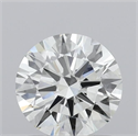 Natural Diamond 0.90 Carats, Round with Excellent Cut, I Color, IF Clarity and Certified by IGI