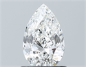 Natural Diamond 0.71 Carats, Pear with  Cut, E Color, VS1 Clarity and Certified by GIA