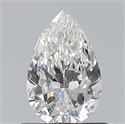 Natural Diamond 0.70 Carats, Pear with  Cut, F Color, VS2 Clarity and Certified by GIA