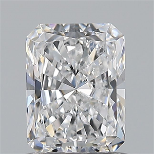 Picture of Natural Diamond 0.90 Carats, Radiant with  Cut, D Color, SI1 Clarity and Certified by GIA