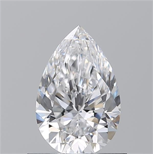 Picture of Natural Diamond 0.75 Carats, Pear with  Cut, D Color, VS2 Clarity and Certified by GIA