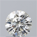 Natural Diamond 0.71 Carats, Round with Excellent Cut, J Color, VS1 Clarity and Certified by GIA