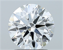 Diamante Natural 1.71 quilates, Redondo , Color F, claridad VS1 y certificado GIA
