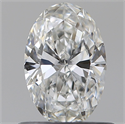 Natural Diamond 0.50 Carats, Oval with  Cut, G Color, VVS1 Clarity and Certified by GIA