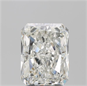 Natural Diamond 3.01 Carats, Radiant with  Cut, H Color, SI1 Clarity and Certified by GIA